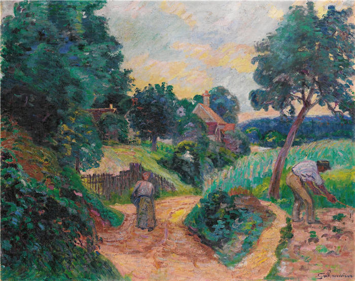 让·巴蒂斯特·阿曼德·纪尧姆（Jean Baptiste Armand Guillaumin，法国画家）高清作品-《米雷高登采石场（1892年）》