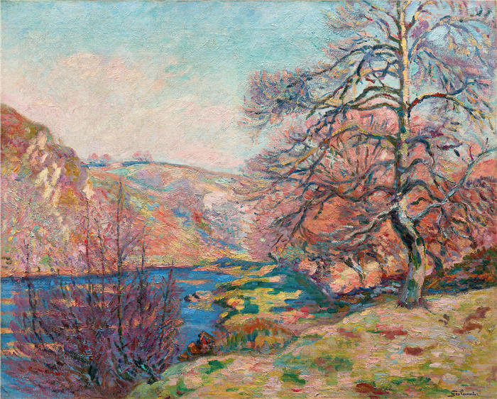 让·巴蒂斯特·阿曼德·纪尧姆（Jean Baptiste Armand Guillaumin，法国画家）高清作品-《克罗赞特（1902） 》