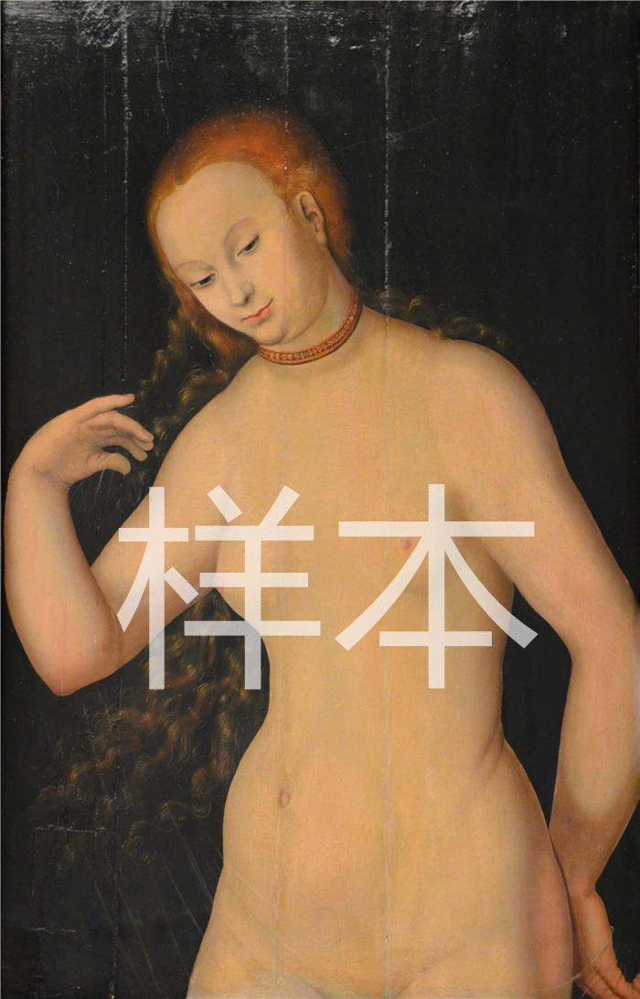 老卢卡斯·克拉纳赫(Lucas Cranach the Elder,德国画家)高清作品-《金星(1526 至 1537 年间)》