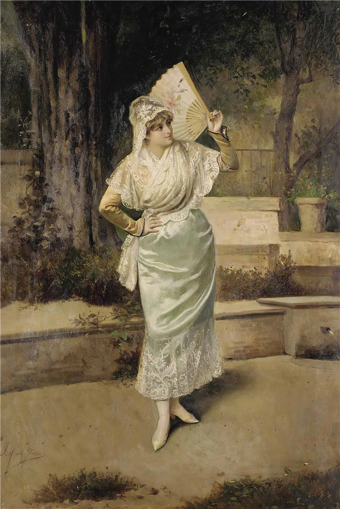 维克多·加布里埃尔·吉尔伯特(Victor Gabriel Gilbert,法国画家)高清作品-《好读》