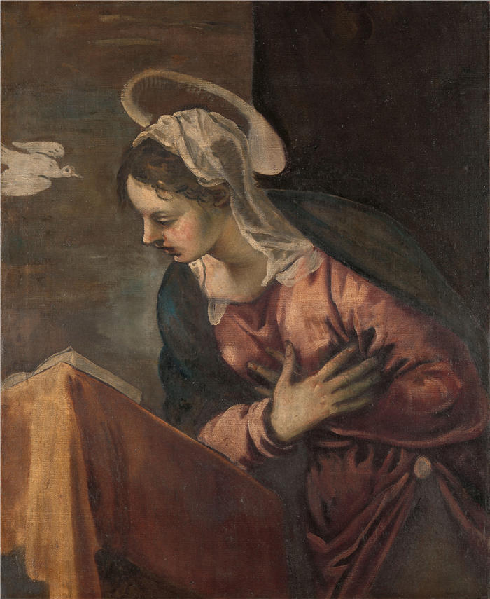 雅各布·丁托列托(Jacopo Tintoretto,意大利画家)高清作品-《从天使报喜到圣母(1560 - 1585)》