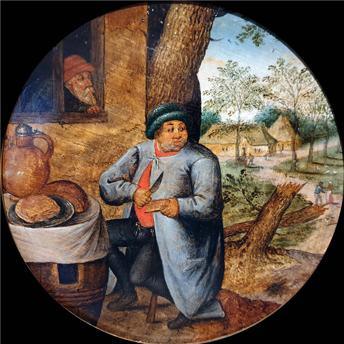 小彼得·勃鲁盖尔（Pieter Brueghel the Younger）-吃面包的人
