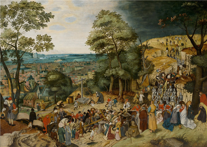 小彼得·勃鲁盖尔(Pieter Brueghel the Younger)-基督背着十字架