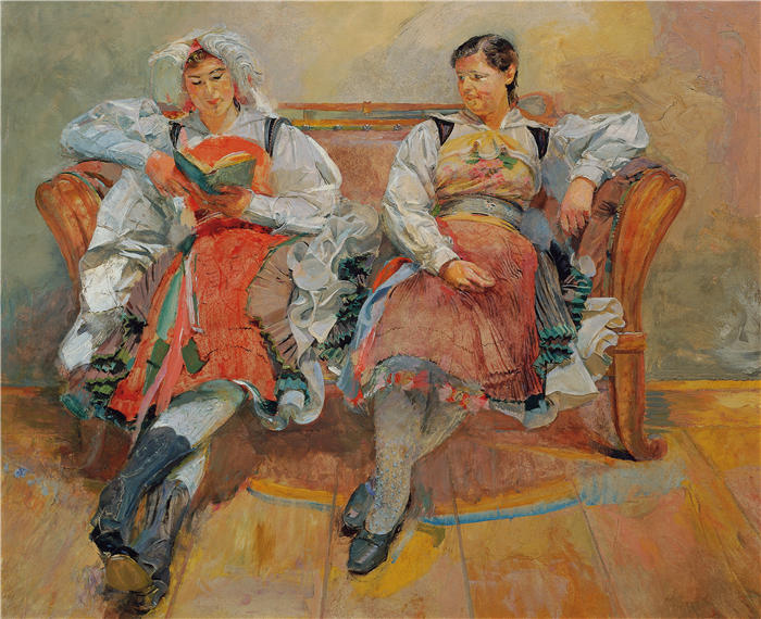 弗朗茨·维格勒（Franz Wiegele，奥地利画家）高清作品-《盖尔塔勒 (1935)》