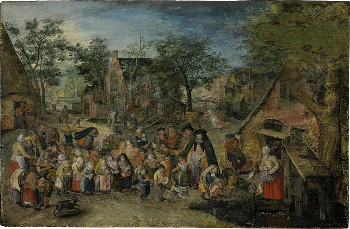 小彼得·勃鲁盖尔(Pieter Brueghel the Younger)-五旬节