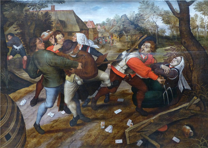小彼得·勃鲁盖尔（Pieter Brueghel the Younger）-农民斗殴