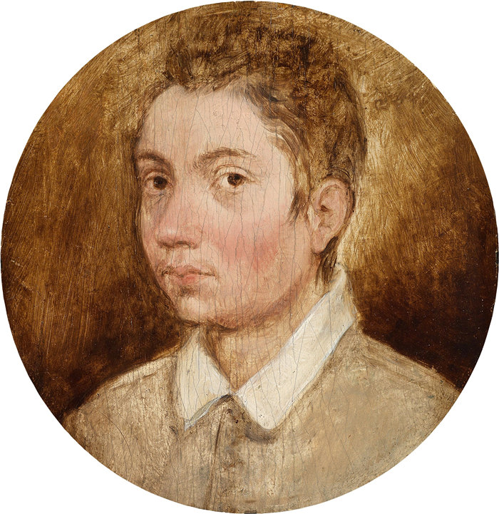 小彼得·勃鲁盖尔（Pieter Brueghel the Younger）-一个年轻人的半身像