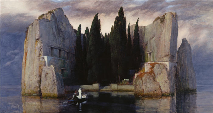 阿诺德·伯克林（瑞士画家 ，Arnold Böcklin）高清作品-《模具三世 (1883)》