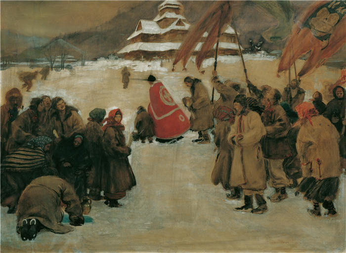 特奥多尔·阿克森托维奇（Teodor Axentowicz，波兰画家）高清作品-《乔丹费斯特 (1883)》