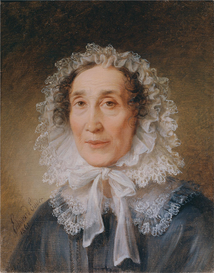 爱德华·安德（Eduard Ender，奥地利画家）高清作品-《安娜思 (1861)》