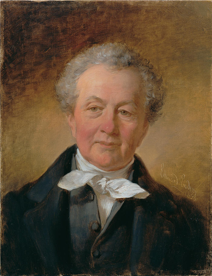 爱德华·安德（Eduard Ender，奥地利画家）高清作品-《巴塞洛缪斯·登克 (1858)》