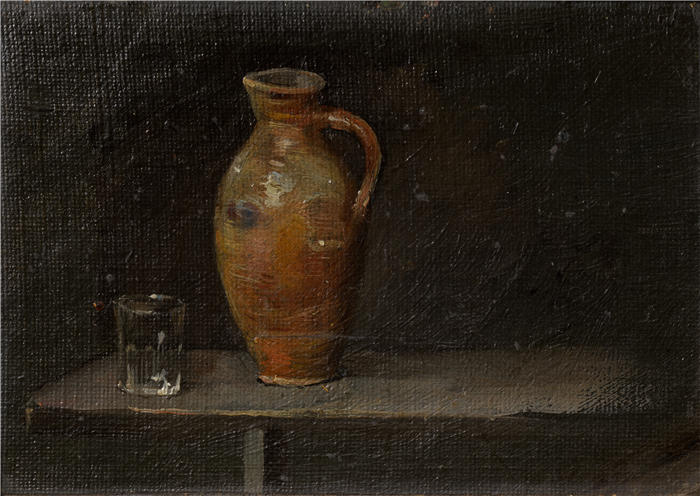 斯文·理查德·伯格（Sven Richard Bergh，瑞典画家）高清作品-《静物 (1871)》