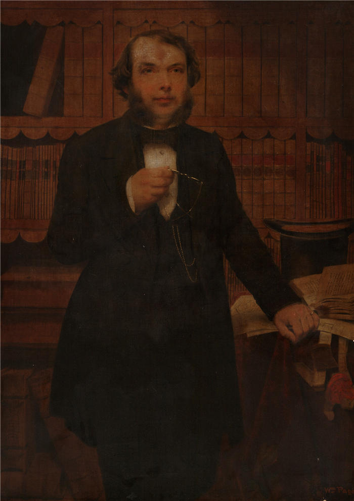 威廉·佩奇（William Page，美国画家）高清作品-《亨利史蒂文斯 (1859)》