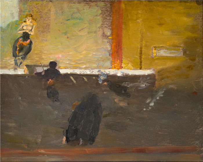 斯文·理查德·伯格（Sven Richard Bergh，瑞典画家）高清作品-《杂色（1887）》