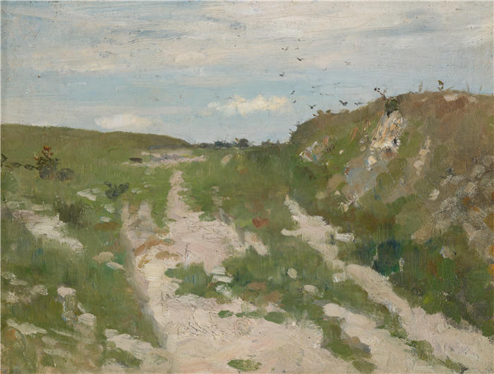 斯文·理查德·伯格（Sven Richard Bergh，瑞典画家）高清作品-《康卡诺布列塔尼 (1882)》