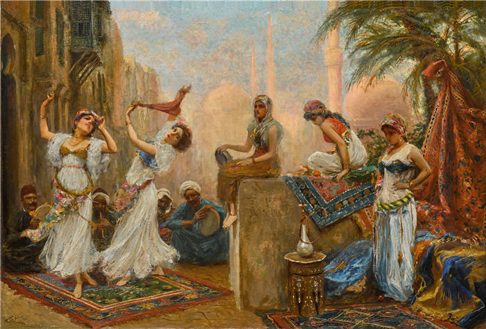 法比奥·法比（Fabio Fabbi，意大利画家）高清作品-《舞者》