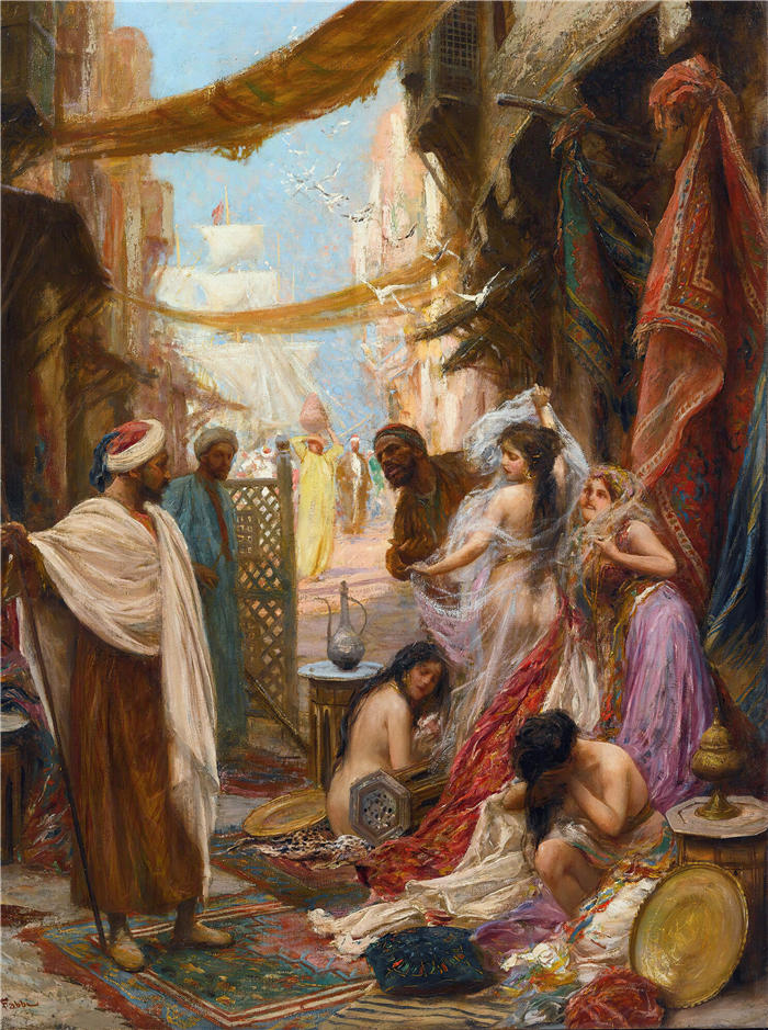 法比奥·法比（Fabio Fabbi，意大利画家）高清作品-《海盗箱》