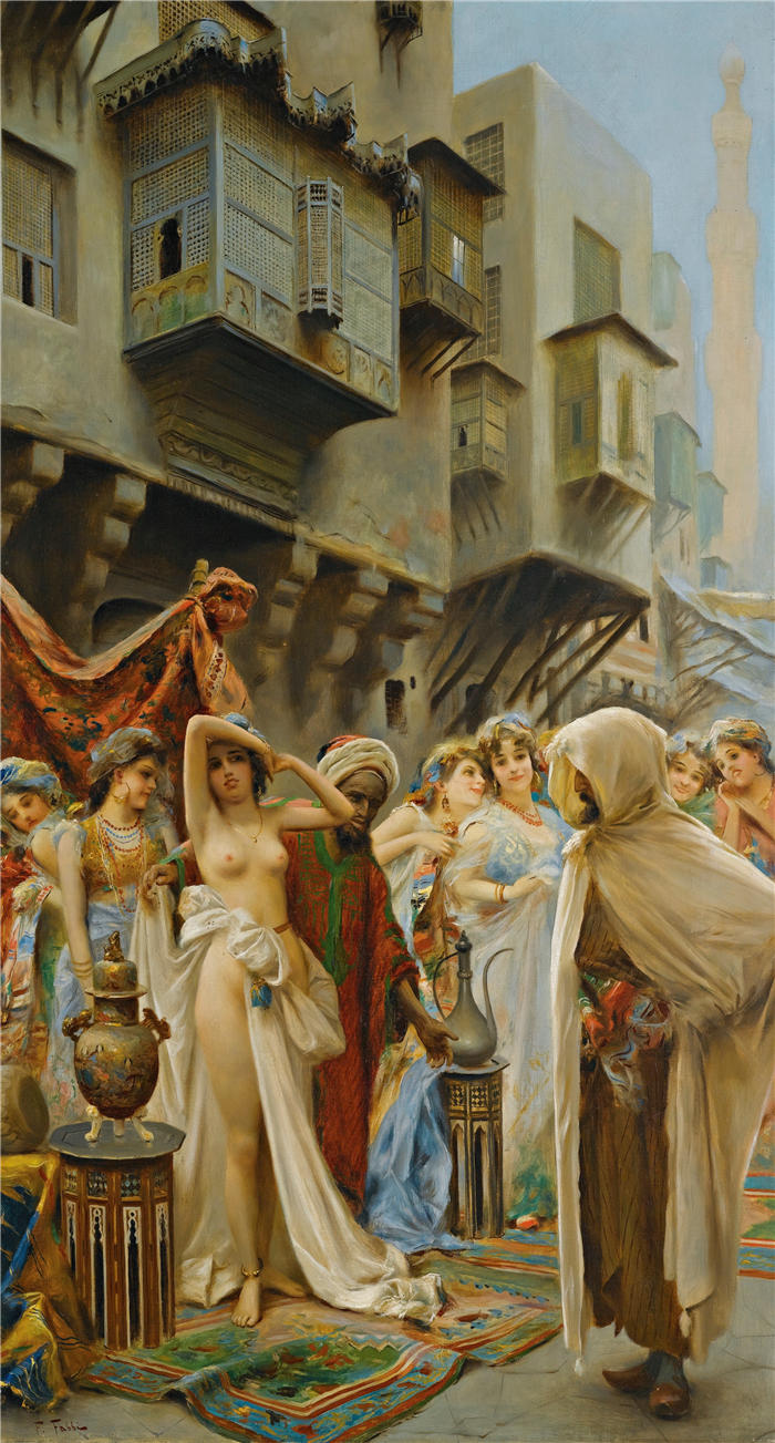 法比奥·法比（Fabio Fabbi，意大利画家）高清作品-《她的主人的选择》