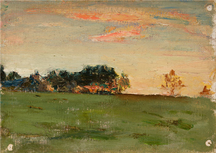扬·恰格林斯基（Jan Ciągliński ，波兰画家）高清作品-《白夜 (1908)》