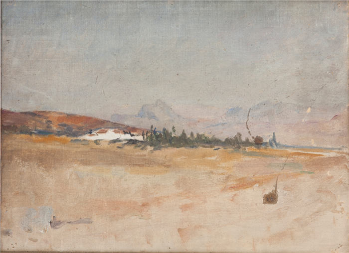 扬·恰格林斯基（Jan Ciągliński ，波兰画家）高清作品-《安特克拉 (1899)》