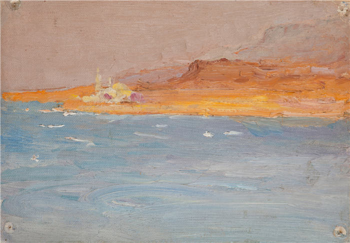 扬·恰格林斯基（Jan Ciągliński ，波兰画家）高清作品-《克里特岛 (1910)》