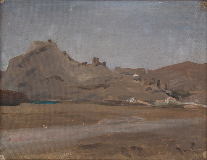 扬·恰格林斯基(Jan Ciągliński ,波兰画家)高清作品-《苏达克 (1904)》