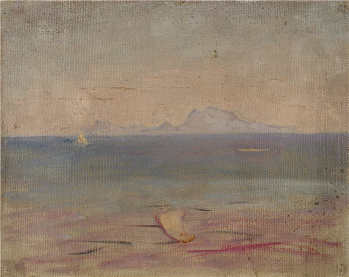 扬·恰格林斯基（Jan Ciągliński ，波兰画家）高清作品-《卡普里岛 (1911)》