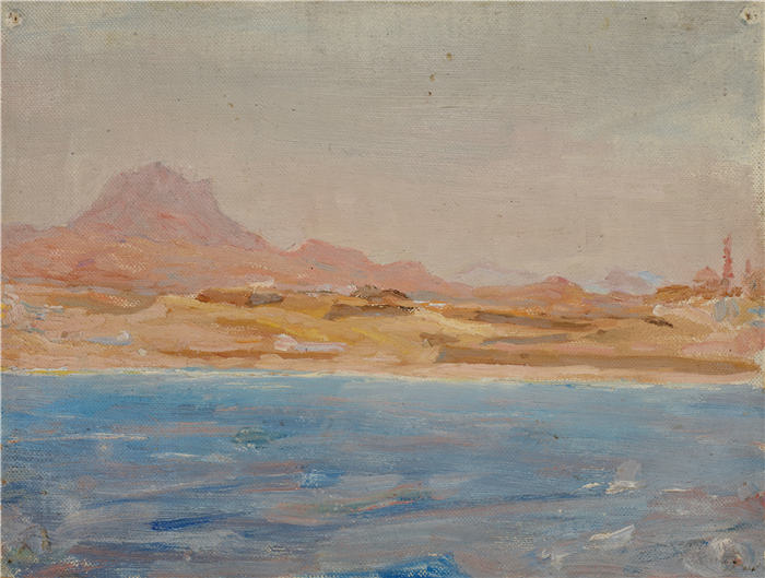 扬·恰格林斯基（Jan Ciągliński ，波兰画家）高清作品-《克里特岛 (1911)》