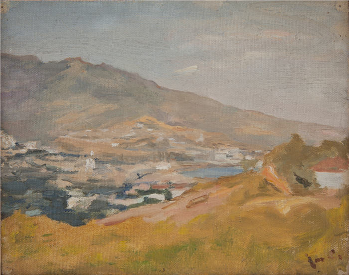 扬·恰格林斯基（Jan Ciągliński ，波兰画家）高清作品-《雅尔塔；循环“从旅行到克里米亚”（1904 年）》