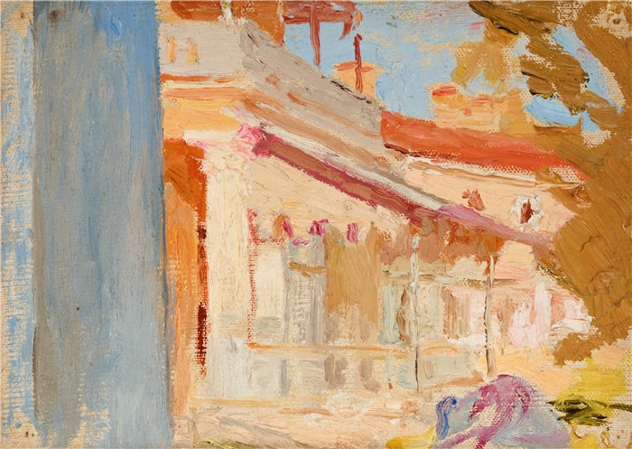 扬·恰格林斯基（Jan Ciągliński ，波兰画家）高清作品-《戈利岑王室宫殿（1908 年）》
