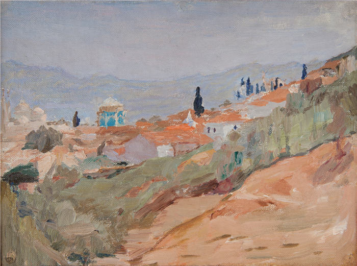 扬·恰格林斯基(Jan Ciągliński ,波兰画家)高清作品-《布尔萨 (1910)》