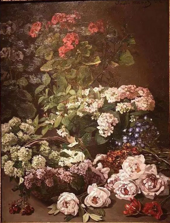 克劳德・<a href=https://www.kuhw.com/e/tags/?tagid=1931 target=_blank class=infotextkey>莫奈</a>：《春天的花》