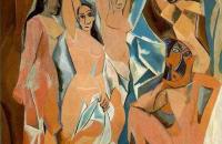 巴勃罗·毕加索 1907 年的《阿维尼翁少女》