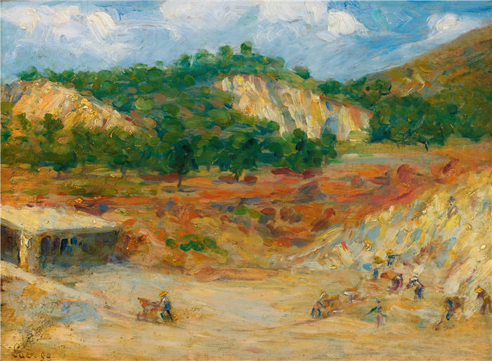 马克西米连·卢斯( Maximilien Luce,法国画家)高清作品-《拉卡里尔(1899年)》