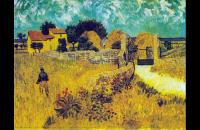 前1000幅世界名画-《普罗旺斯的农舍》 文森特梵高 - 布面油画 - 61 x 46 cm