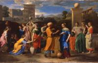 普桑作品《埃利埃兹尔和丽白卡》