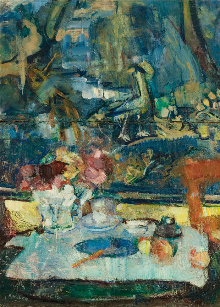 路德维格·卡斯滕（ Ludvig Karsten，挪威画家）高清作品-《哥白林 (1911)》