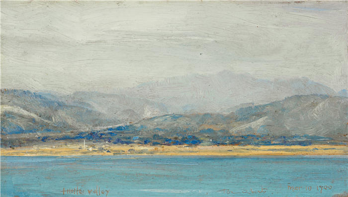 汤姆·罗伯茨（Tom Roberts，澳大利亚画家）高清作品-《赫特谷》