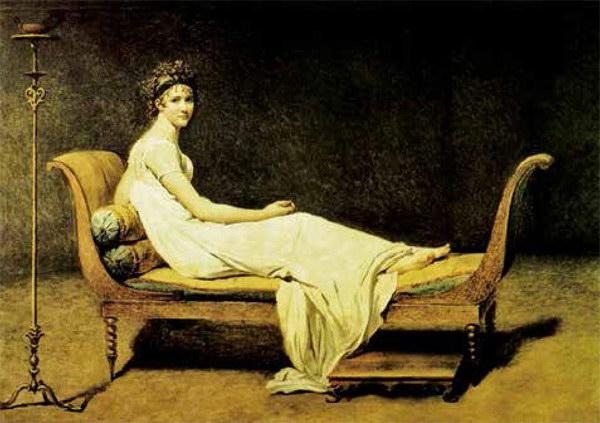 大卫作品欣赏:《蕾卡米埃夫人像》