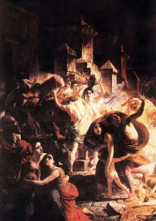 勃留洛夫作品欣赏:《庞培城的末日》