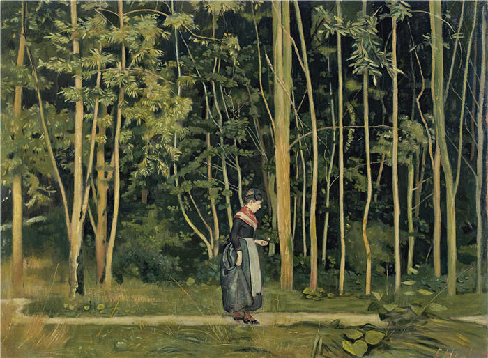 费迪南德·霍德勒（Ferdinand Hodler，瑞士画家）高清作品-《圣乔治街》