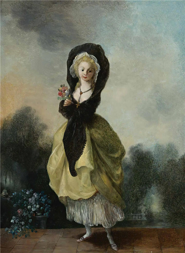 让-弗雷德里克·沙尔（Jean-Frédéric Sc​​hall，法国画家）高清作品-《漫步者》