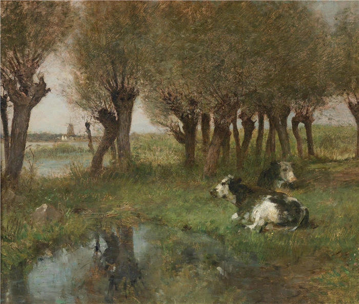 奥托·冯·索伦（Otto von Thoren，匈牙利画家）作品-《米塔格鲁厄》