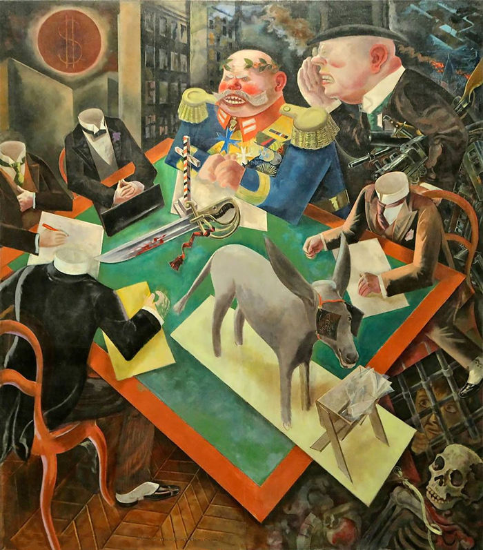 前1000幅世界名画-乔治·格罗兹(George Grosz)-“日蚀”
