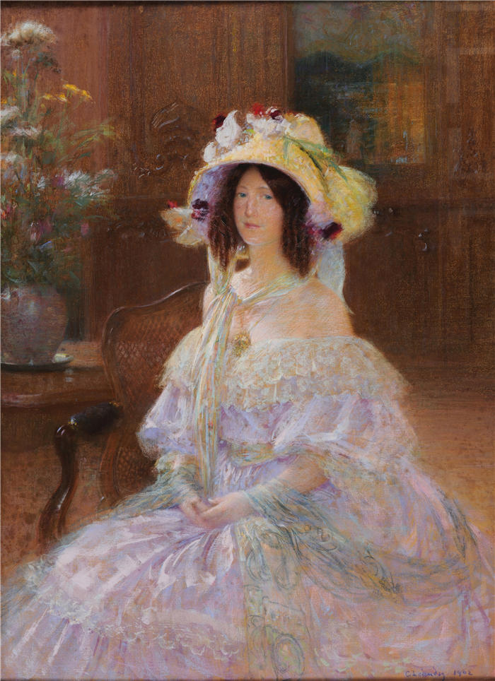 查尔斯-吕西安·莱安德（Charles Lucien Léandre，法国画家）作品-加瓦尔尼纪念品（1902 年）