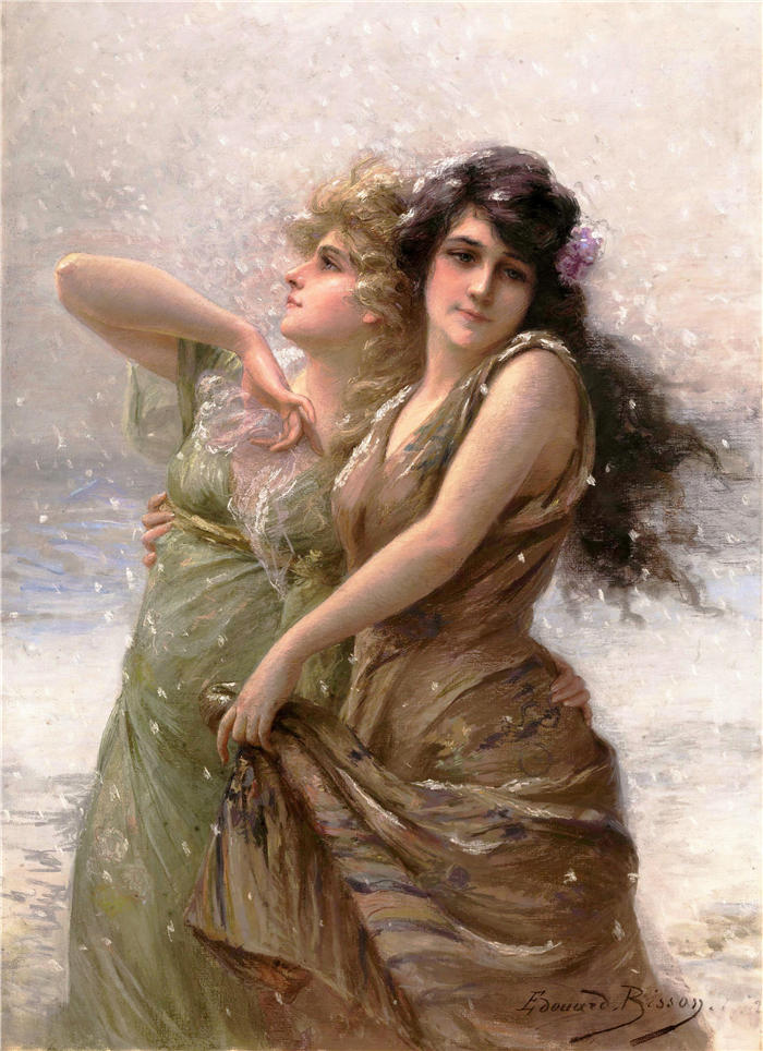 爱德华·比松（Edouard Bisson，法国画家）作品-因弗诺 (1890-1910)