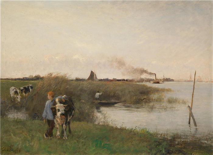 奥托·冯·索伦（Otto von Thoren，匈牙利画家）作品-《田园诗》
