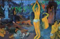 前1000幅世界名画-保罗·高更（Paul Gauguin）-我们从哪里来，我们要去哪里