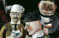 前1000幅世界名画-乔治·格罗兹（George Grosz）-《社会的支柱》