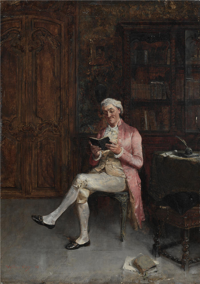 沃尔特·盖伊（Walter Gay，美国画家）-哲学家 (1882)